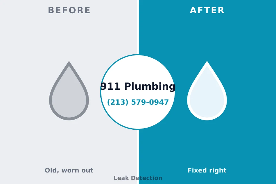 Before and after: plumbing repair West Little River, FL